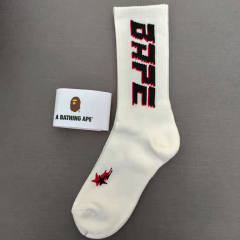 Bape A Bathing Ape Socks Black White Red Blue Green