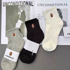 Bape A Bathing Ape Socks Black White Red Blue Green