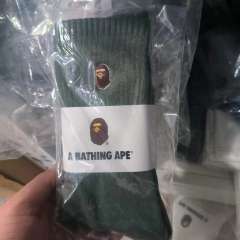 Bape A Bathing Ape Socks Black White Red Blue Green