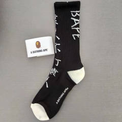 Bape A Bathing Ape Socks Black White Red Blue Green