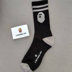 Bape A Bathing Ape Socks Black White Red Blue Green