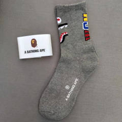 Bape A Bathing Ape Socks Black White Red Blue Green