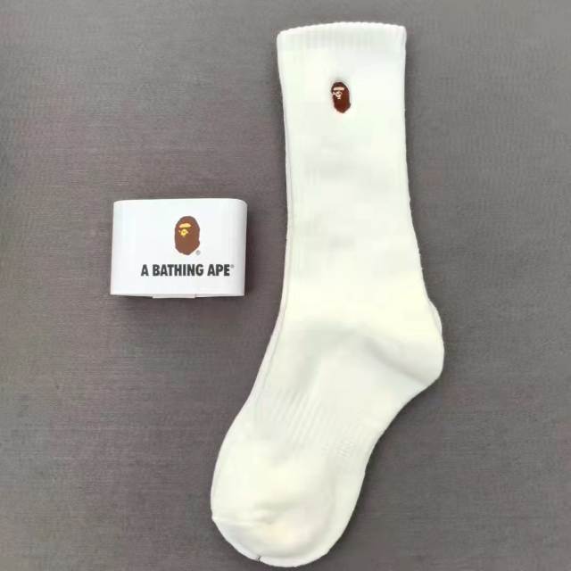 Bape A Bathing Ape Socks Black White Red Blue Green