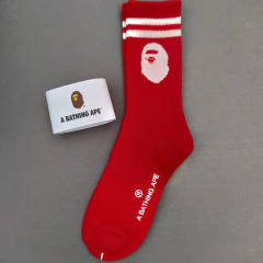 Bape A Bathing Ape Socks Black White Red Blue Green
