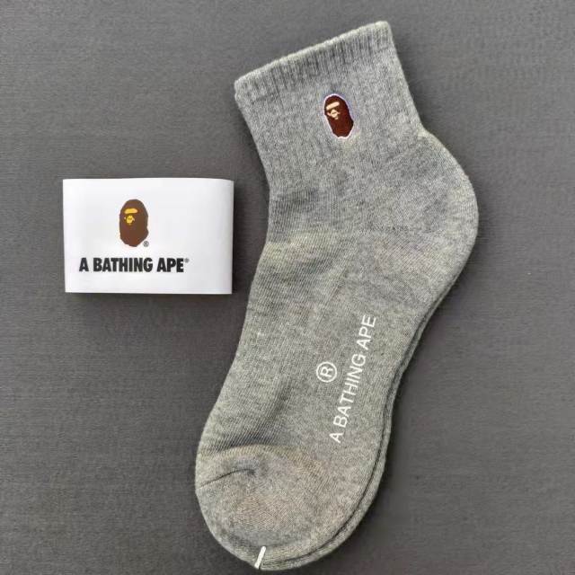 Bape A Bathing Ape Socks Black White Red Blue Green