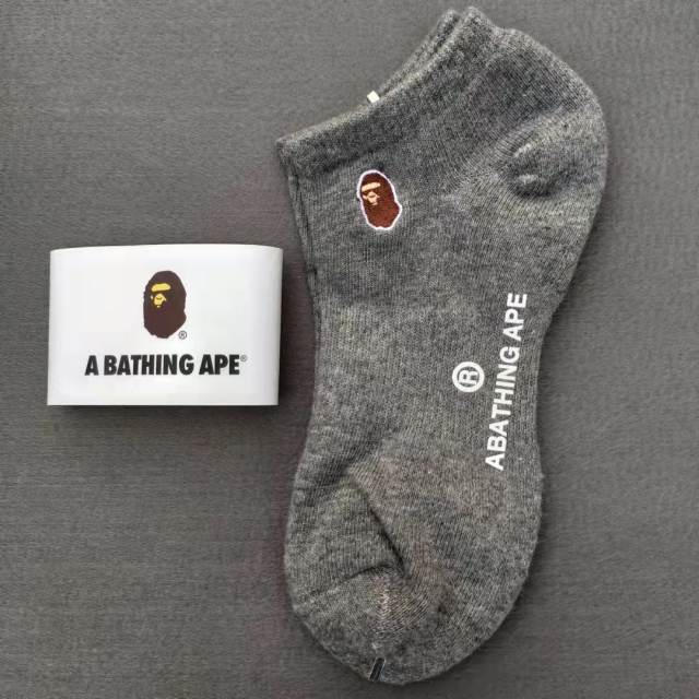 Bape A Bathing Ape Socks Black White Red Blue Green