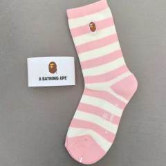Bape A Bathing Ape Socks Black White Red Blue Green