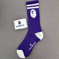 Bape A Bathing Ape Socks Black White Red Blue Green