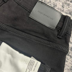 1:1 Quality PURPLE BRΑND Black Denim Jeans 23SS Pants Men P002 Slim