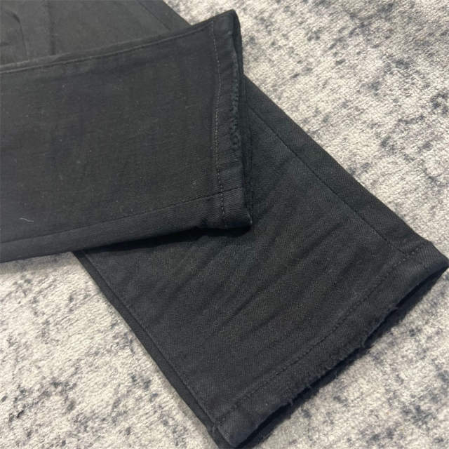 1:1 Quality PURPLE BRΑND Black Denim Jeans 23SS Pants Men P002 Slim