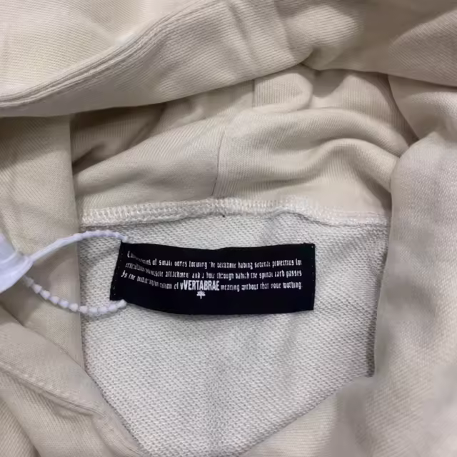 Vertabrae Cross Roads Hoodie Beige