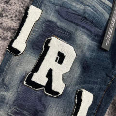 1:1 Quality  Jeans Denim Pants 23SS White Logo