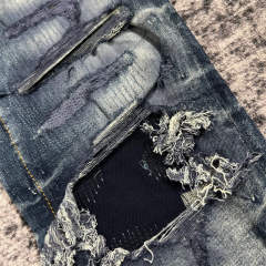 1:1 Quality  Jeans Denim Pants 23SS White Logo