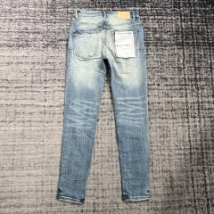 1:1 Quality PURPLE BRΑND Light Denim Jeans 23SS Pants Men P002 Slim Clean Fits