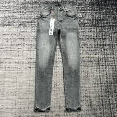 1:1 Quality PURPLE BRΑND Mid Indigo Denim Jeans 23SS Pants Men P002 Slim