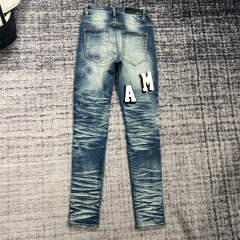 1:1 Quality  Jeans Denim Pants 23SS White Logo
