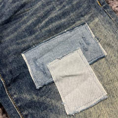 1:1 Quality PURPLE BRΑND Light Denim Patch Jeans 23SS Pants Men P002 Slim Clean Fits