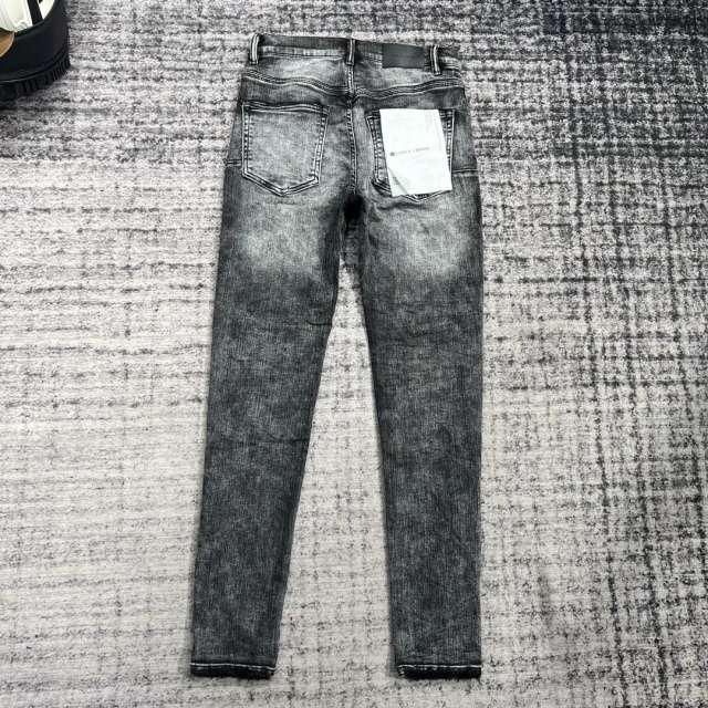 1:1 Quality PURPLE BRΑND Mid Indigo Denim Jeans 23SS Pants Men P002 Slim