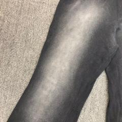 1:1 Quality Hellstar Studios flare black flame vibe pants