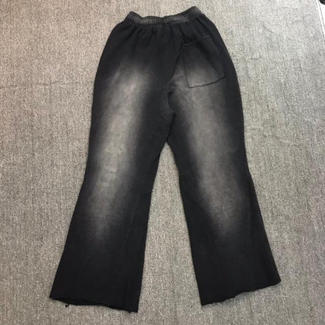 1:1 Quality Hellstar Studios flare black flame vibe pants