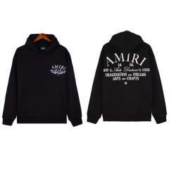 LA CA Hoodie Black White