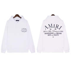 LA CA Hoodie Black White