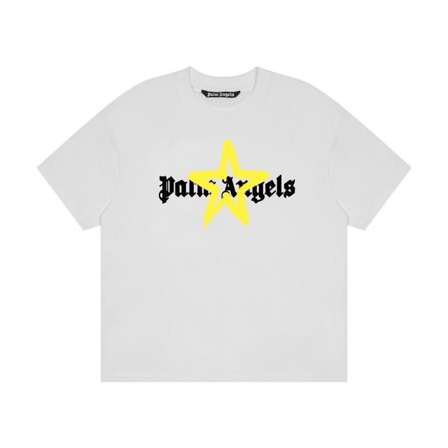 Palm Angels Star T-Shirt Black White