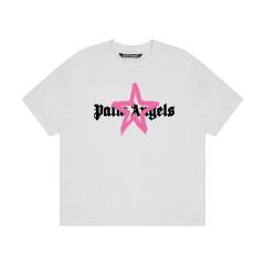 Palm Angels Star T-Shirt Black White