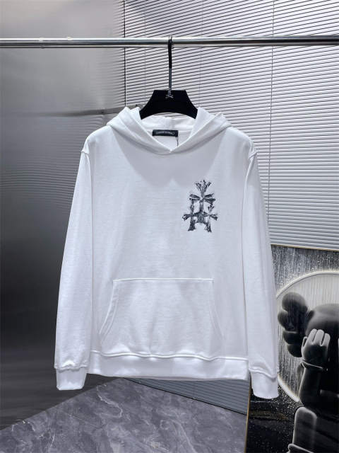 Chr0me Hearts CH Distressed Cross Black White