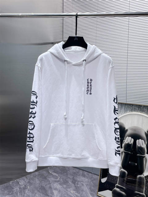Chr0me Hearts CH All Over Cross Hoodie Black White