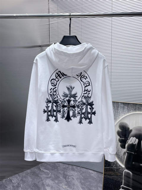 Chr0me Hearts CH Distressed Cross Black White