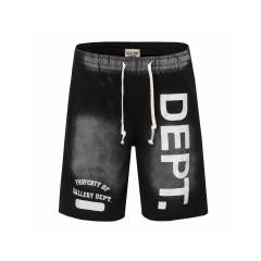Gallery Dept 23SS Distressed Shorts Black Purple Green