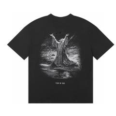 FOG FEAR OF GOD UNION JESUS Distresse T-Shirt Black