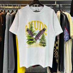 Rhude Hawk Futuristic T-Shirt Beige White Black
