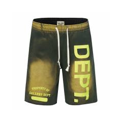 Gallery Dept 23SS Distressed Shorts Black Purple Green