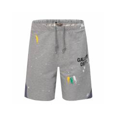 Gallery Dept Paint Splatter Frayed Shorts Gray Black Navy Blue Orange