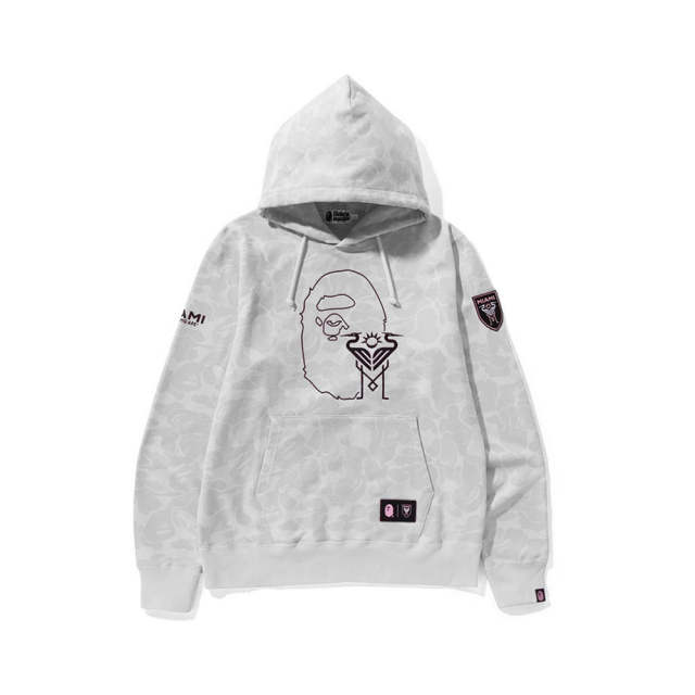 BAPE Miami Hoodie Pink Black Gray