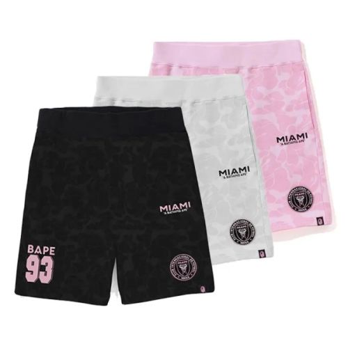 BAPE Miami Shorts Pink Black Gray