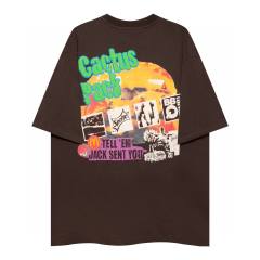 Travis Scott Cactus Jack x Mcdonald's T-Shirt Brown