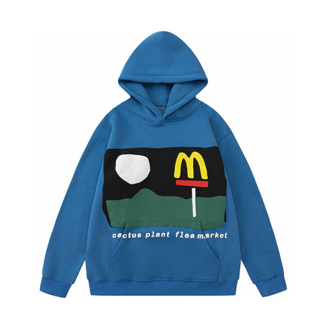 Travis Scott Cactus Jack Plant Flea Market x CPFM Hoodie Blue