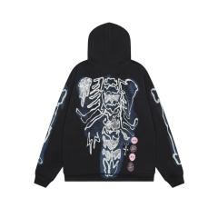 TRAVIS SCOTT x KAWS Lightning Hoodie Black
