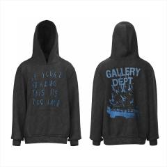 Gallery Dept IF YOU ARE READING ITS TOO LATE Hoodie Black