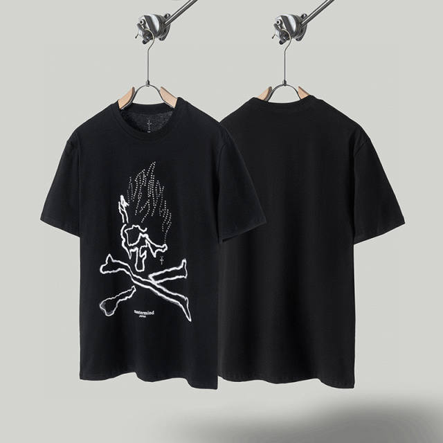 Travis Scott Cactus Jack x MMJ Rheinstone T-Shirt Black