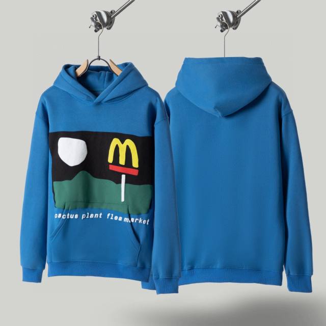 Travis Scott Cactus Jack Plant Flea Market x CPFM Hoodie Blue