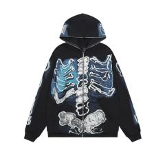 TRAVIS SCOTT x KAWS Lightning Hoodie Black