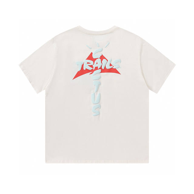Travis Scott Cactus Jack Trails Assn TEE T-Shirt Brown Beige