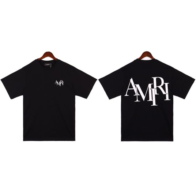 23SS Basic T-Shirt Black White Brown Blue