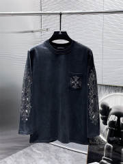 Chr0me Hearts Rhinestone Cross Shirt Black