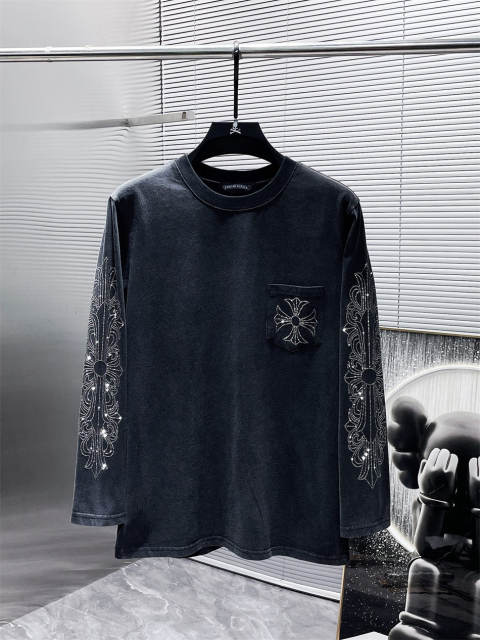 Chr0me Hearts Rhinestone Cross Shirt Black