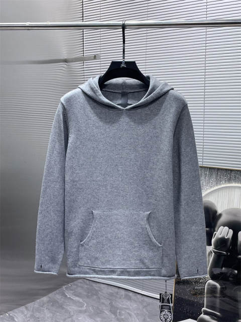 Chr0me Hearts CH Basic Cross Hooded Sweater Hoodie Black Gray